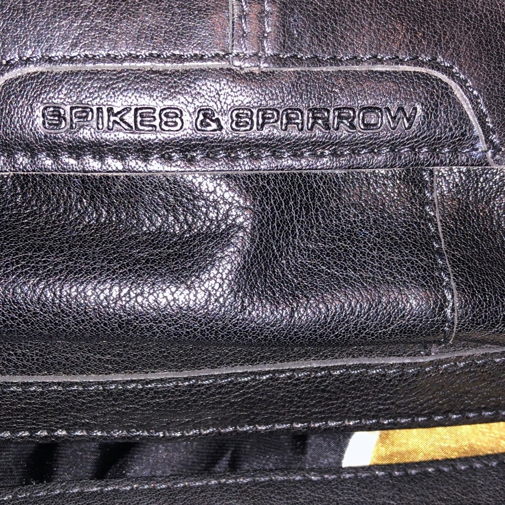 Spikes & Sparrow Leather Crossbody Shoulder Bag - Picture 2 of 13